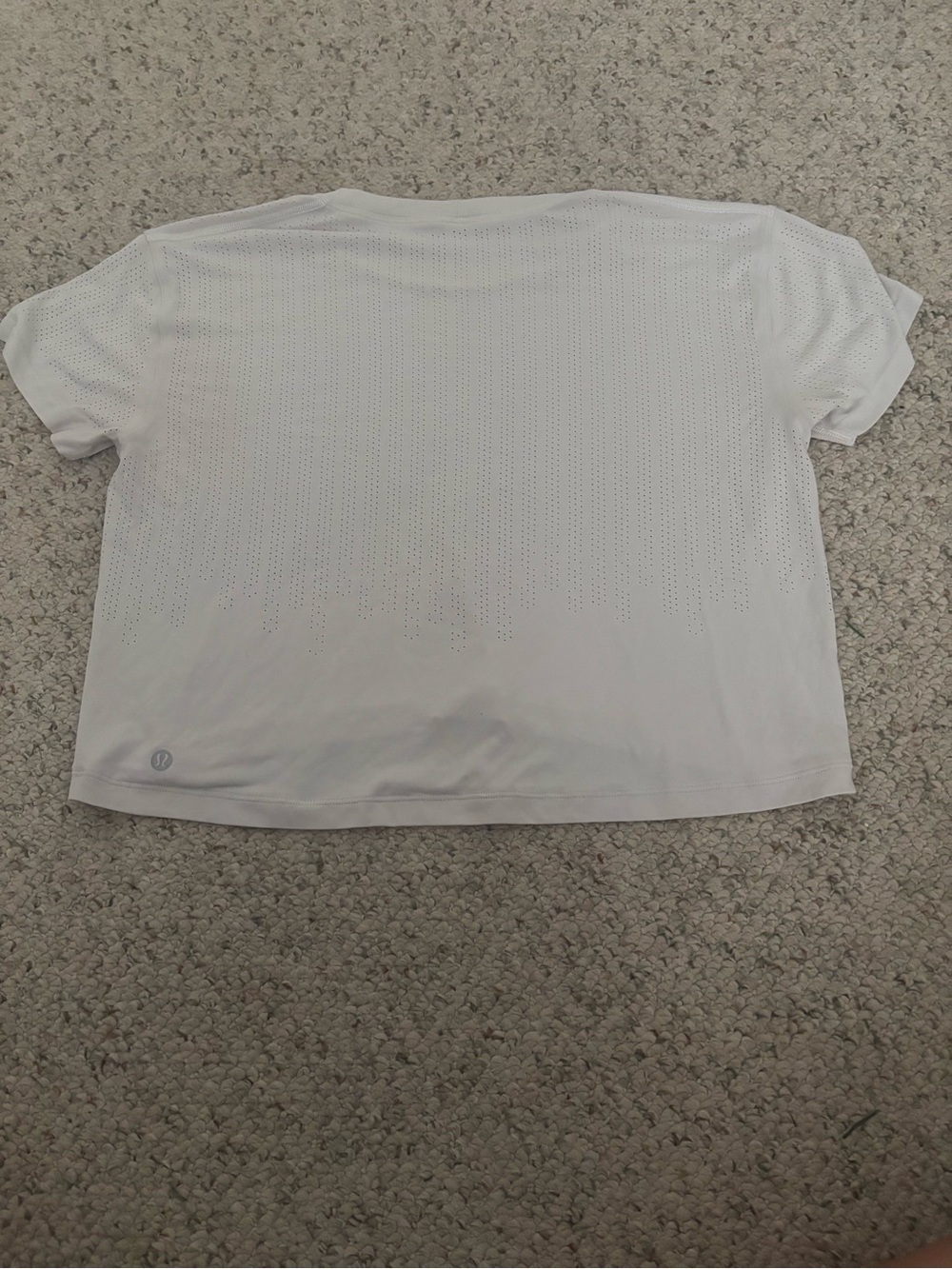 lululemon white cropped tee - Picture 2 of 3